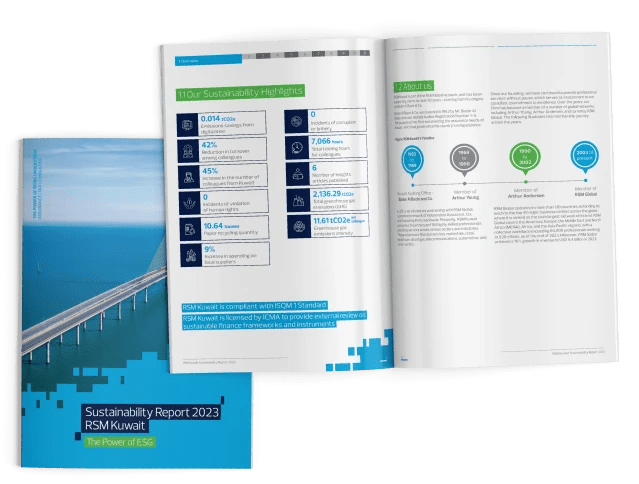 Sustainability Report 2022 Rsm Kuwait - Best Dark Designs in Desktop